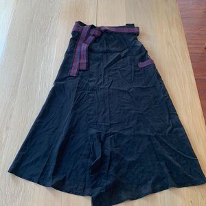 Albus Lumen Maxi Skirt Silk-cotton blend